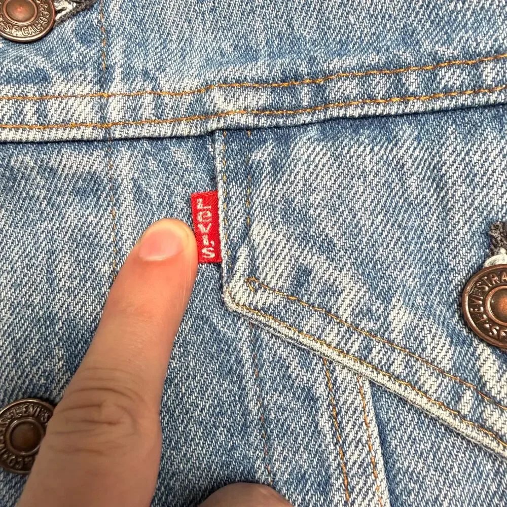 Vintage 70s Levi's Type 3 Denim Trucker Jacket 70505 0217 40